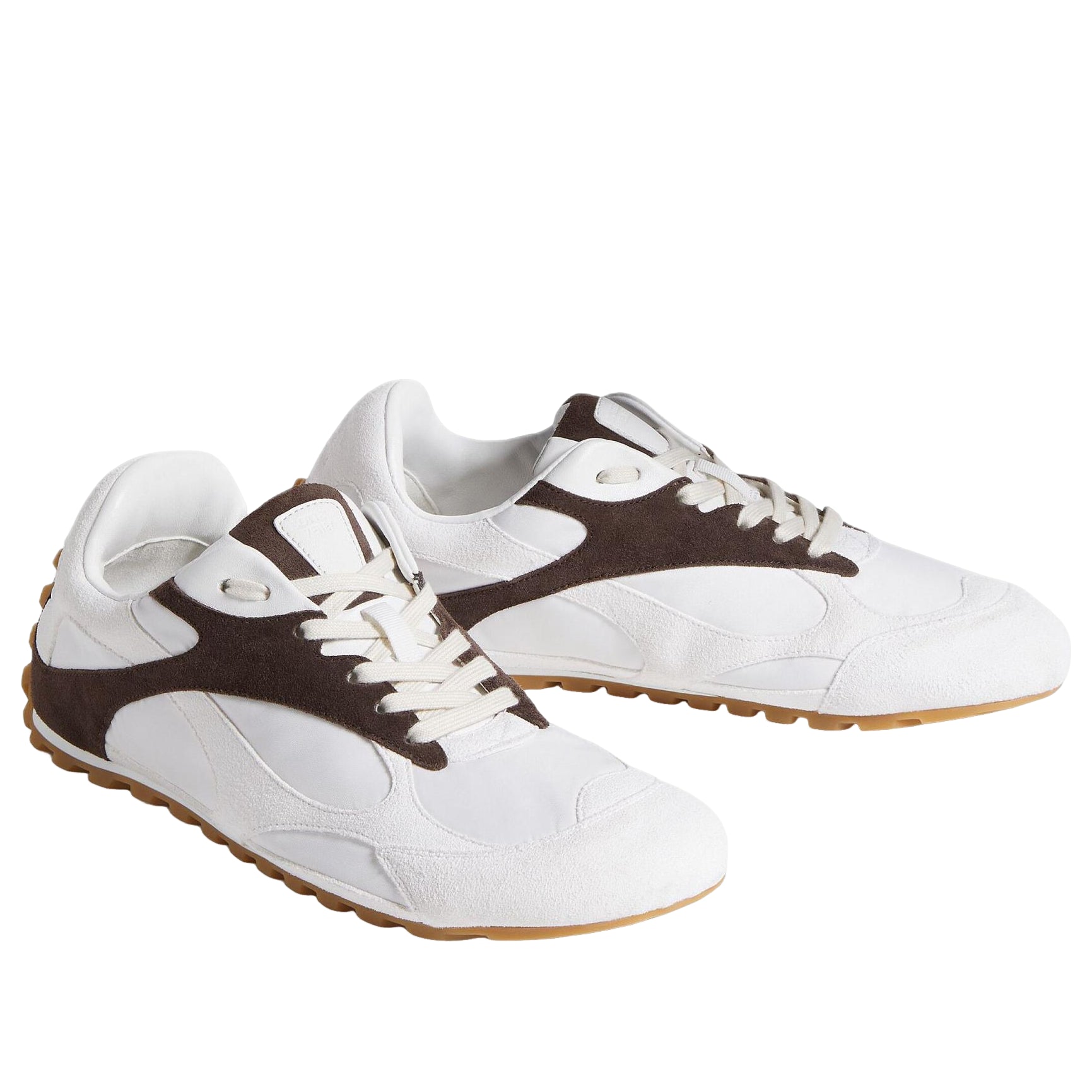 (WMNS) Bottega Veneta Orbit Flash Sneaker 'Optic White Espresso' 867944V3MS29163