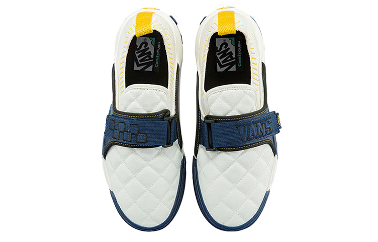 Vans Coast CC Lightweight Shock Absorption Wear-resistant Low Tops White Blue VN0A5JMC8R8