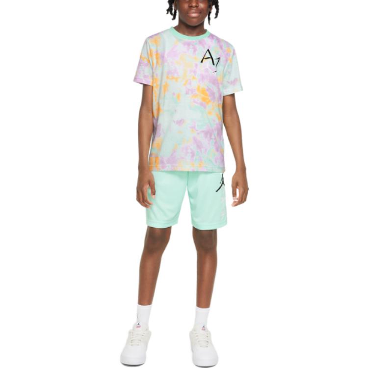 (GS) Air Jordan Air Mesh Shorts 'Teal' CW1500-379