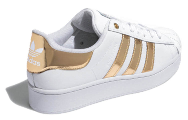 (WMNS) adidas Superstar Bold 'White Gold Metallic' FV3340