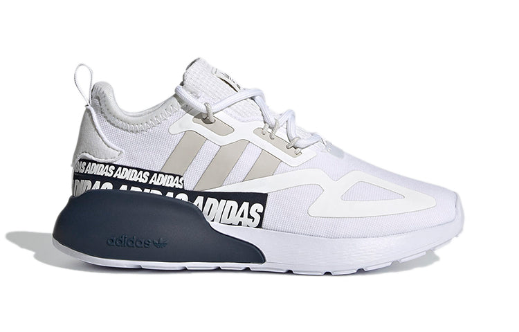 (PS) adidas ZX 2K J 'Wordmark Heel Stripe - White' FX5227