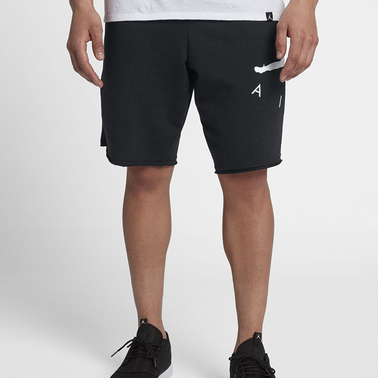 Air Jordan Jumpman logo Knitting Sports Short Men Black AJ0808-010