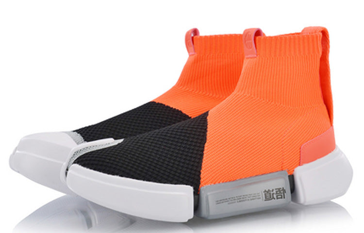 (WMNS) Li-Ning Essence 2 'Black Orange' AGBP032-2
