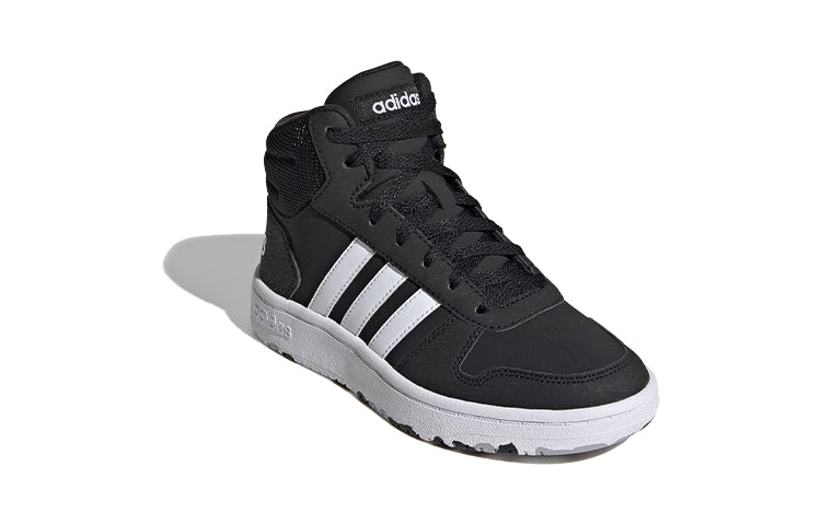 (TD) adidas Hoops 2.0 Mid 'Black White Grey' FY6468