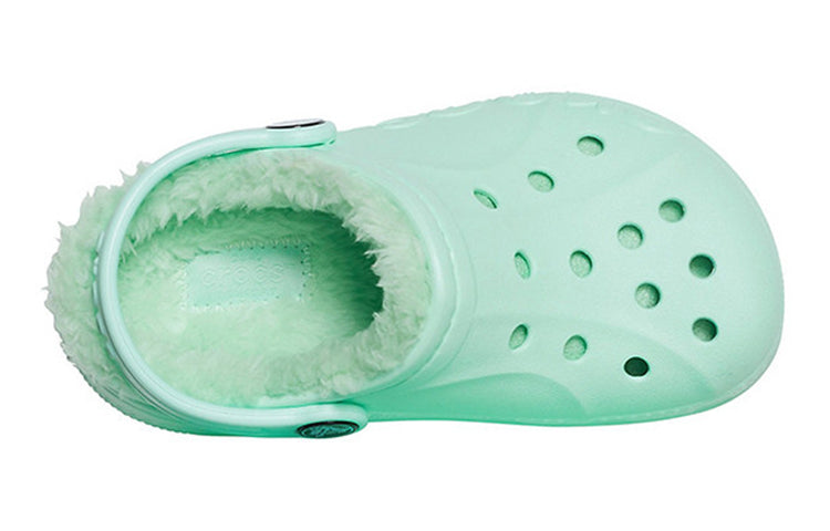 (GS) Crocs Classic Baya Lined Clogs 'Mint' 205977-3TI