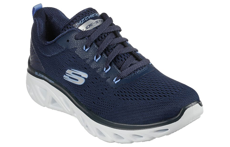 (WMNS) Skechers Glide-Step Sport-New Facets Shoes 'Navy Black' 149556-NVY