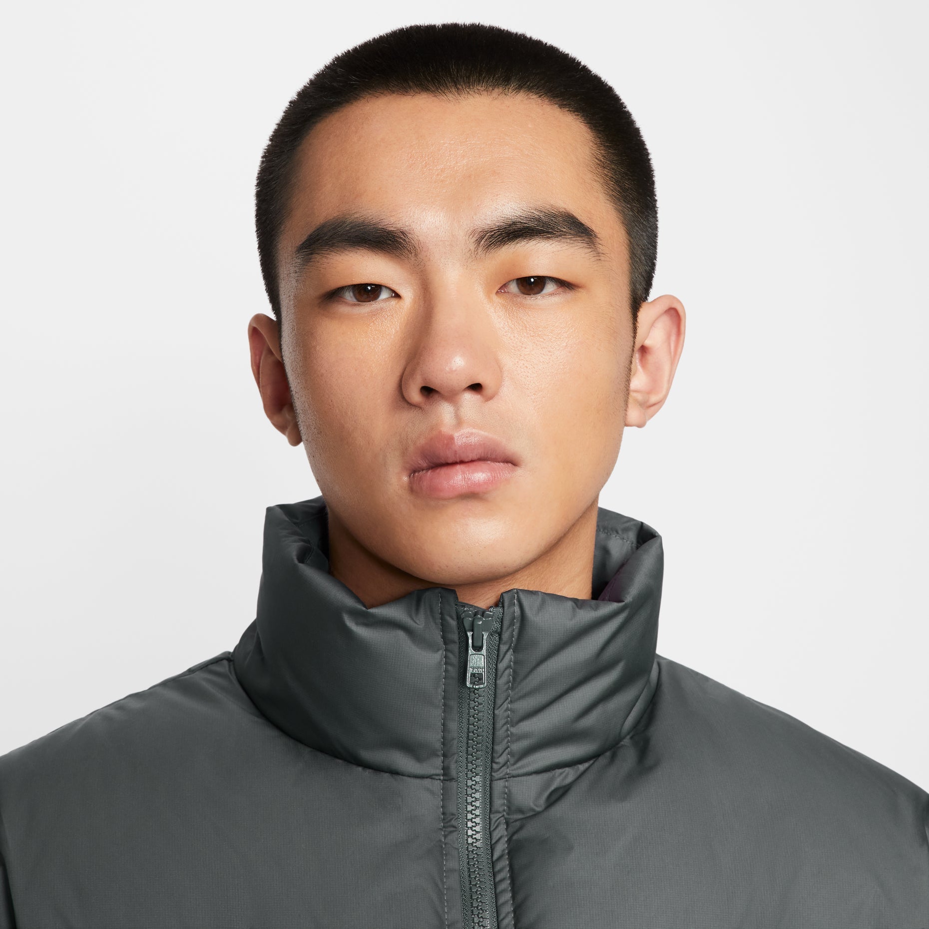 Nike Sportswear Club Therma-FIT Puffer Jacket 'Iron Grey White' IB2976-068