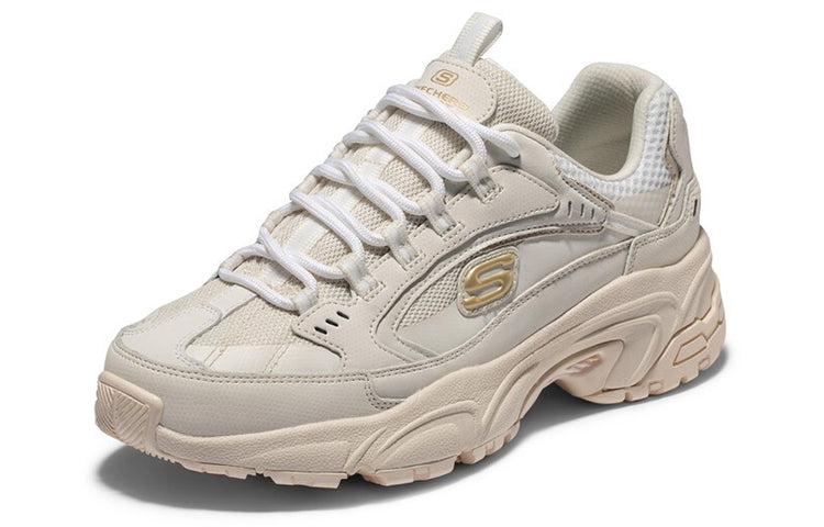 (WMNS) Skechers Stamina 'White Cream' 149017-OFWT