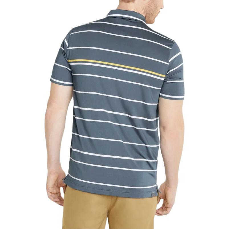PUMA Mattr Striper Golf Polo Shirt 'Teal' 532976-11