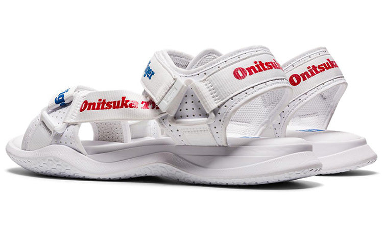 Onitsuka Tiger Ohbori Strap Sandals 'White Blue Red' 1183B305-100