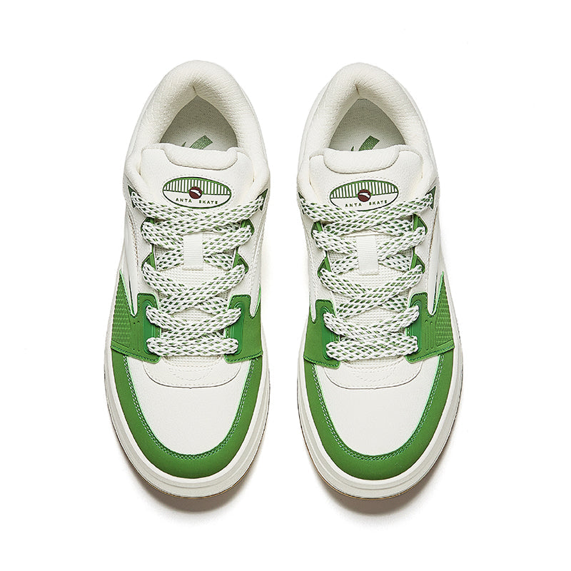 ANTA Skateboarding Series Sneakers 'White Green' 912438012-2