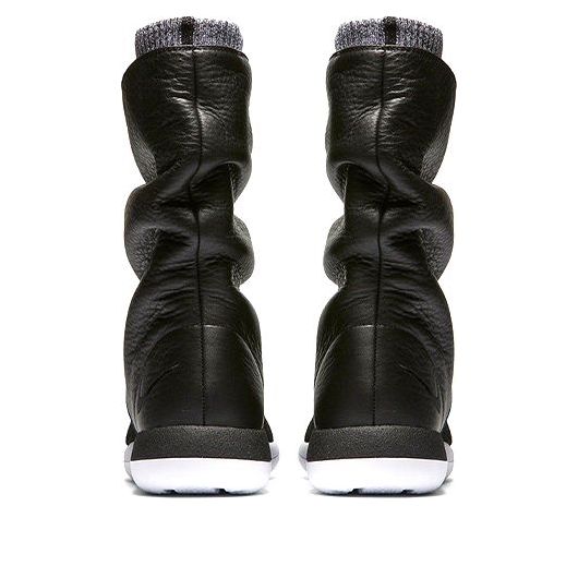 (WMNS) Nike Roshe 2 Flyknit Hi 'Black White' 861708-002