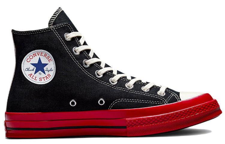 Converse x COMME des GARCONS PLAY Chuck 70 High 'Black Red' A01793C