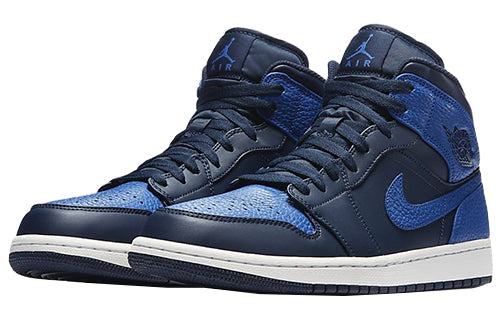 (GS) Air Jordan 1 Retro Mid 'Obsidian Royal' 554725-412
