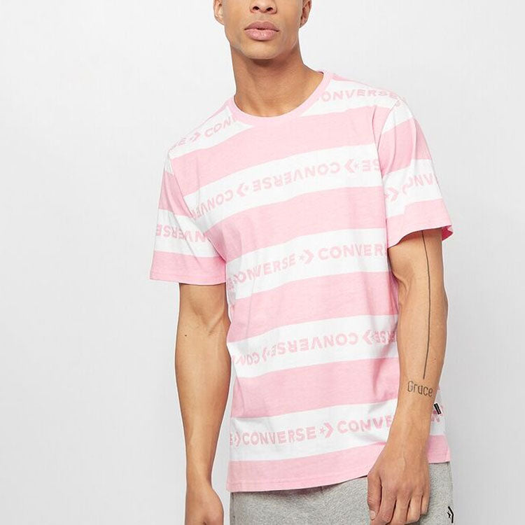 Converse Wordmark Logo T-Shirt Asia Sizing 'Pink' 10008561-A02
