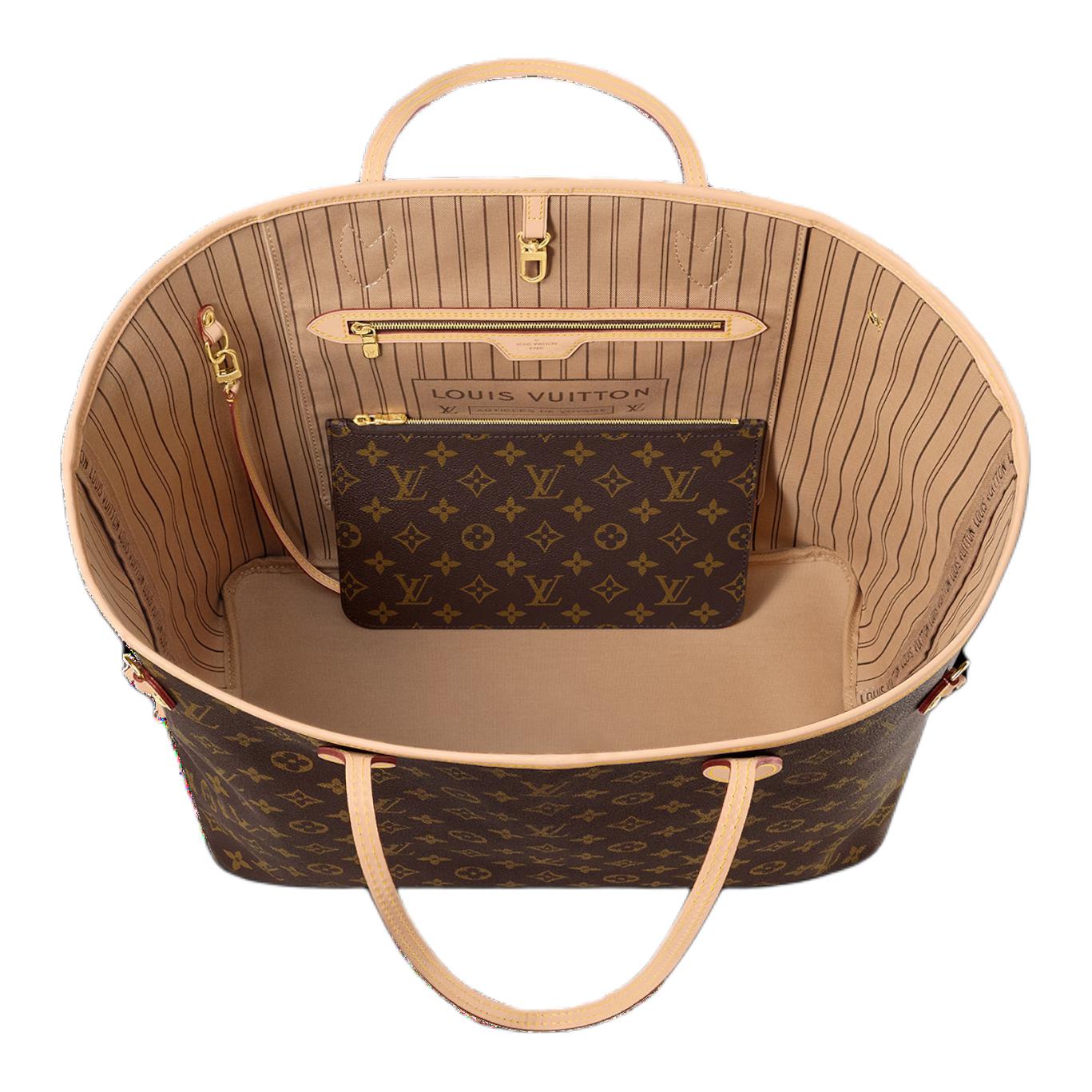 (WMNS) LOUIS VUITTON Neverfull GM Monogram Canvas Handbag 'Brown' M46978