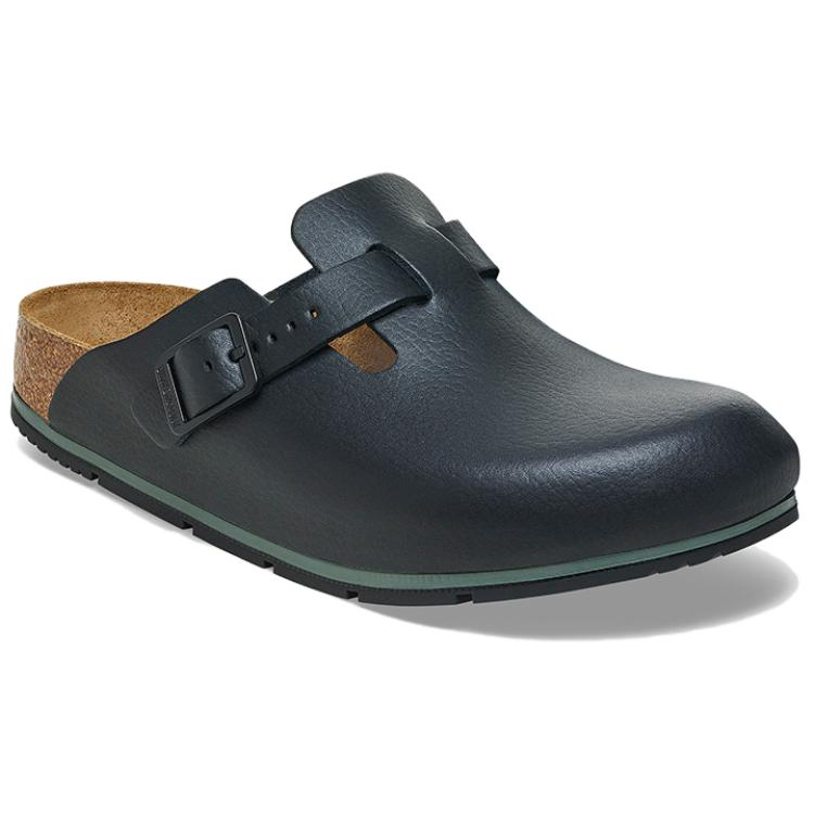 Birkenstock Boston Pro Natural Leather Sandals 'black' 1025979