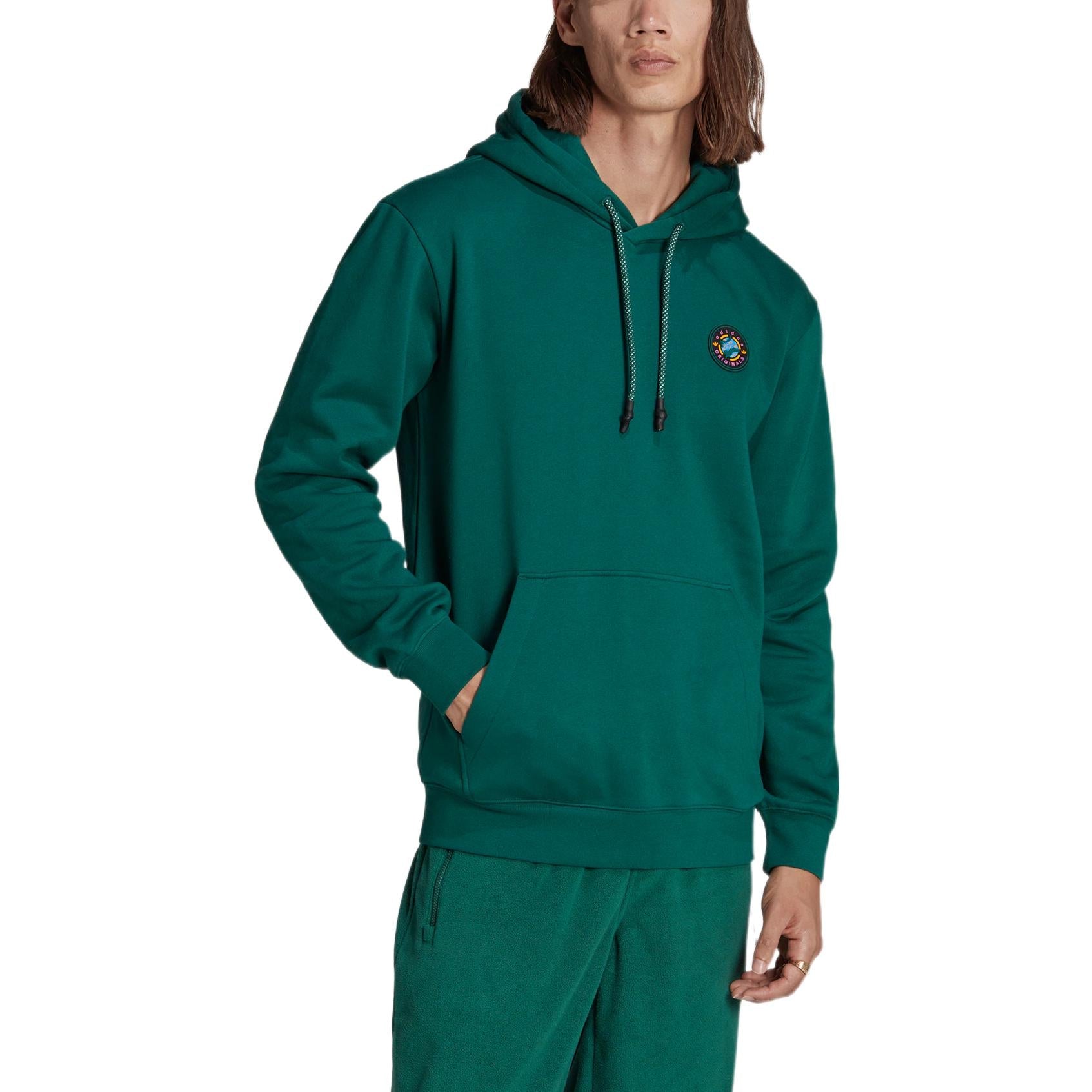 adidas originals Wander Hour Pullover Hoodie 'Collegiate Green' II8476