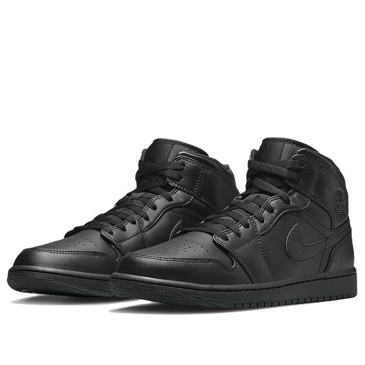 Air Jordan 1 Mid 'Triple Black' 2022 554724-093