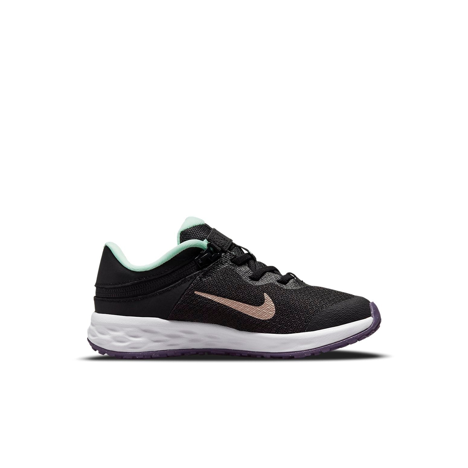 (PS) Nike Revolution 6 FlyEase 'Black Mint Foam' DD1114-005