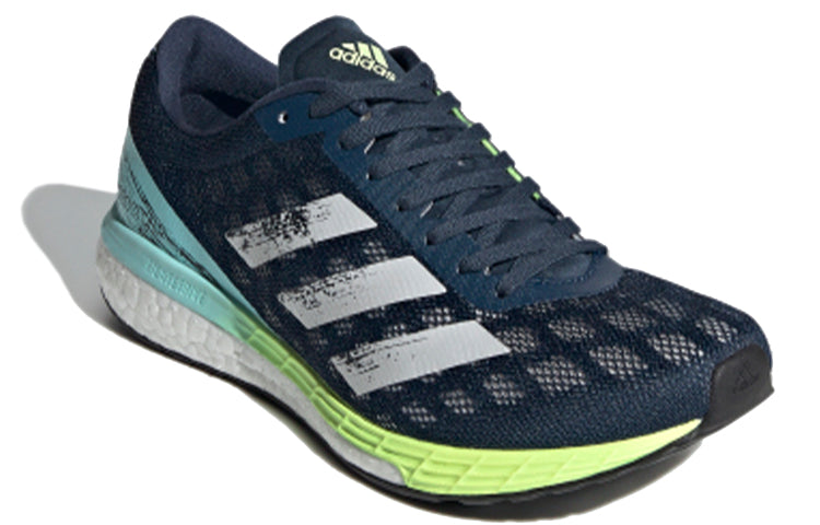 (WMNS) adidas Adizero Boston 9 'Blue White Yellow' H68743