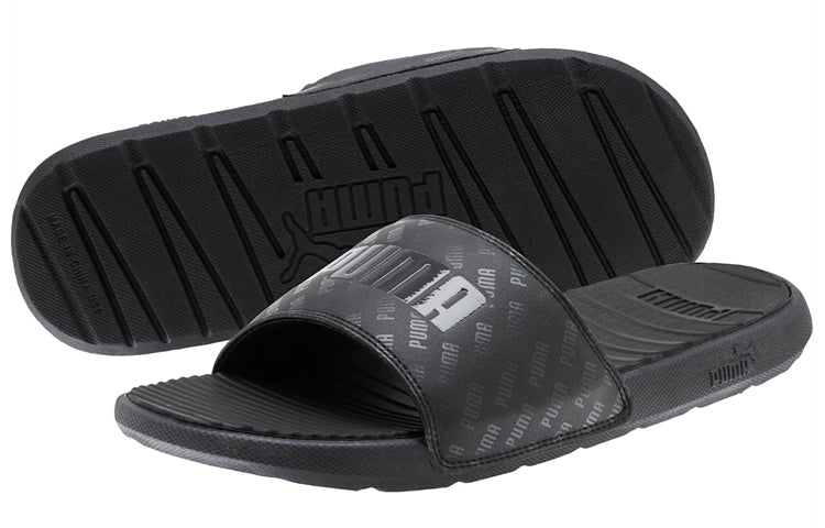 PUMA Cool Cat Bold Graphic Slides Sandals Black 371055-01