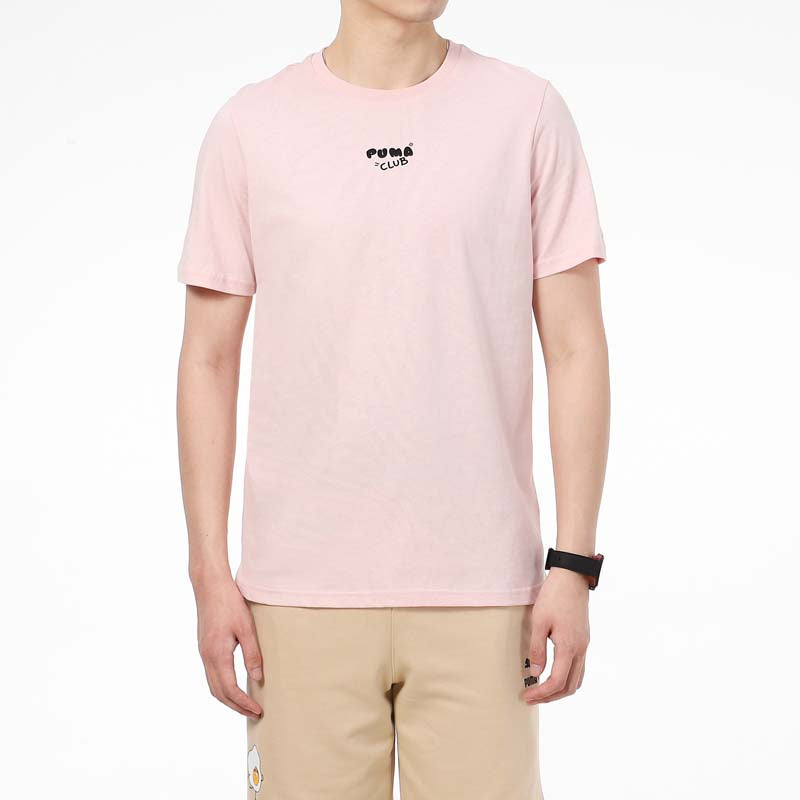 PUMA Club Graphic T-Shirt 'Pink' 533197-36