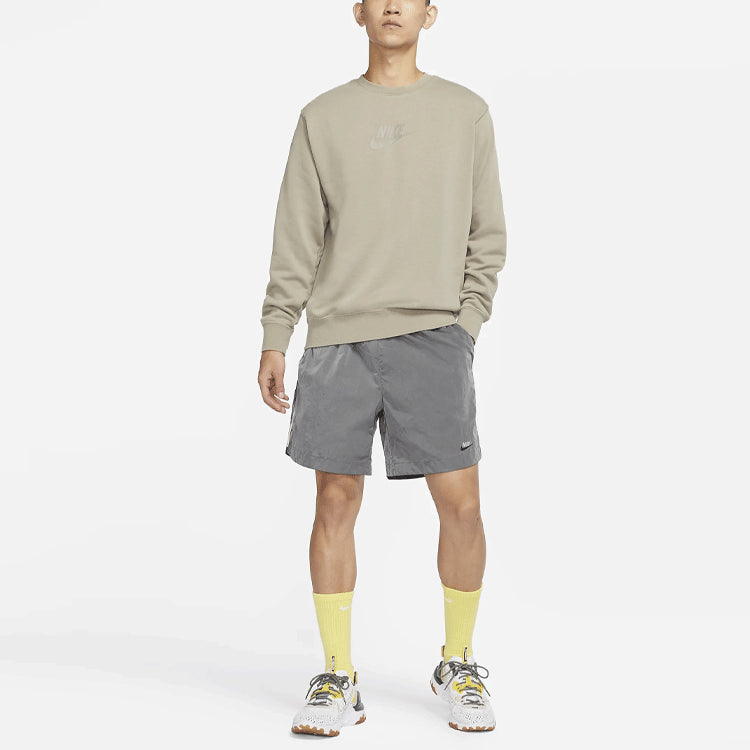 Nike Nsw French Terry Logo Printing Round Neck Pullover Long Sleeves 'Moon Lime' DD4665-087
