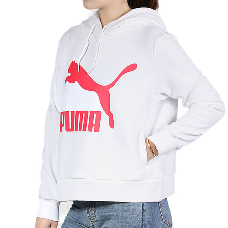 (WMNS) PUMA Classics Logo Hoodie 595915-02