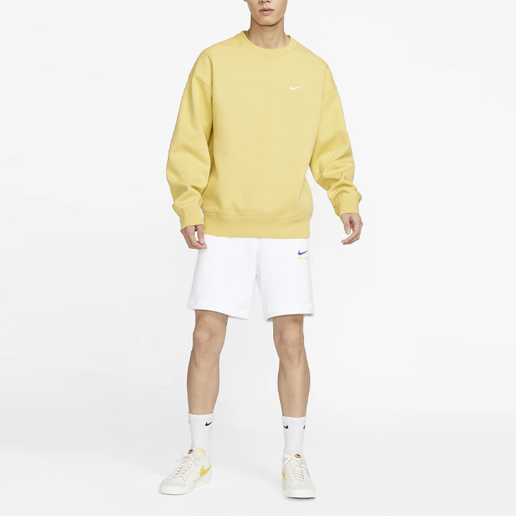 Nike Solo Swoosh Crewneck Sweatshirt 'Yellow' DX1362-700