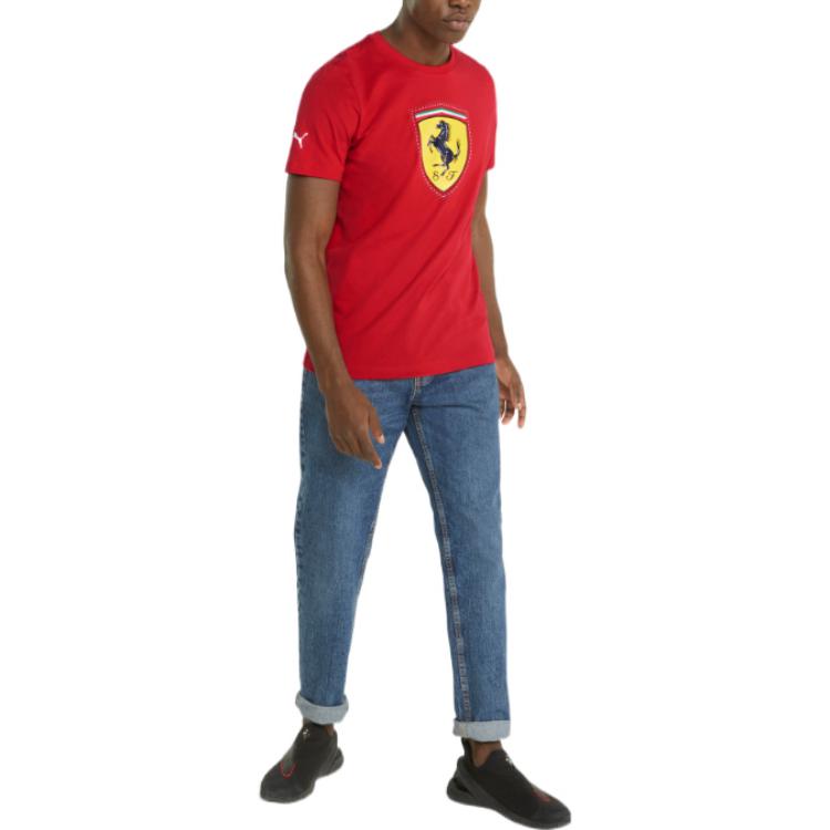 PUMA Scuderia Ferrari Race Colour Shield Tee 'Red' 533753-02