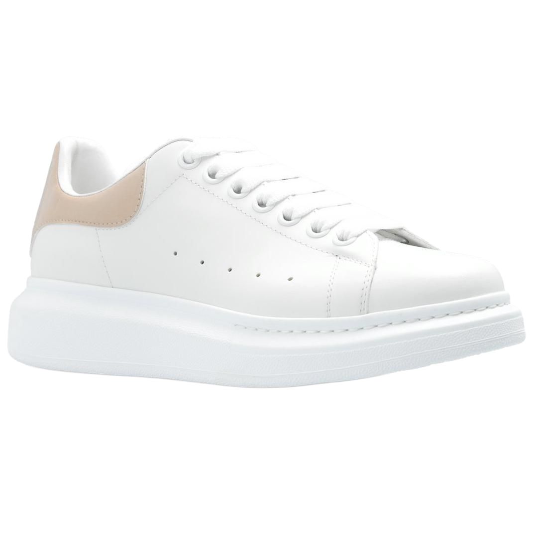(WMNS) Alexander McQueen Oversized Sneakers 'Beige White' 718233WIEEL9863
