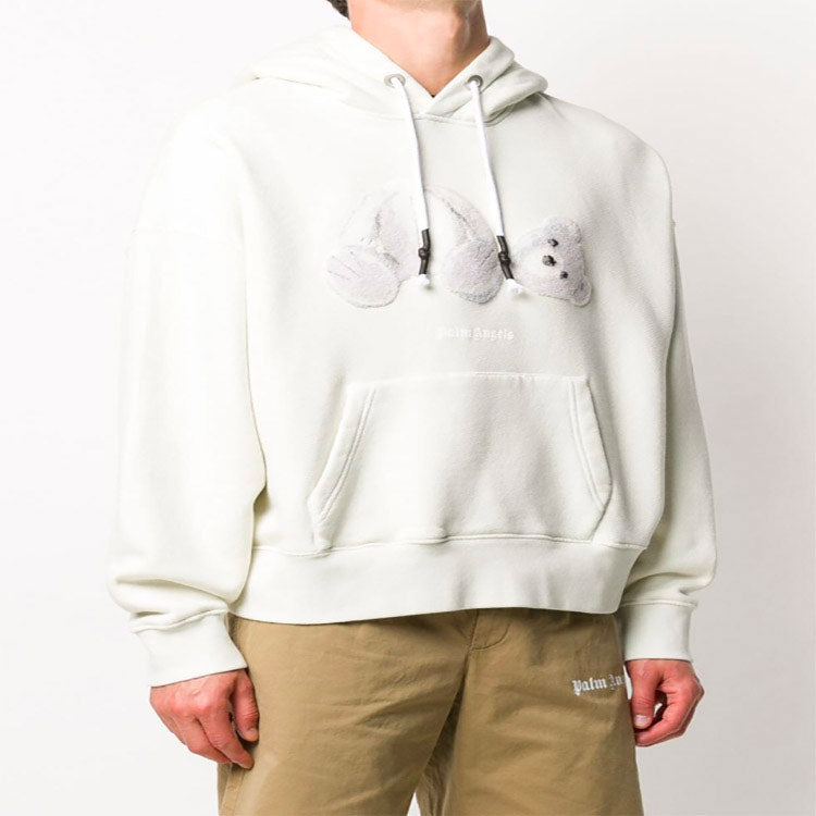 Men's PALM ANGELS Teddy Bear White PMBB058E20FLE0044401