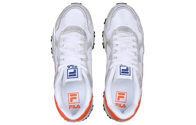 FILA Zagato Washing Low Top Running Shoes Grey/Orange/Blue 1RM01579D_817