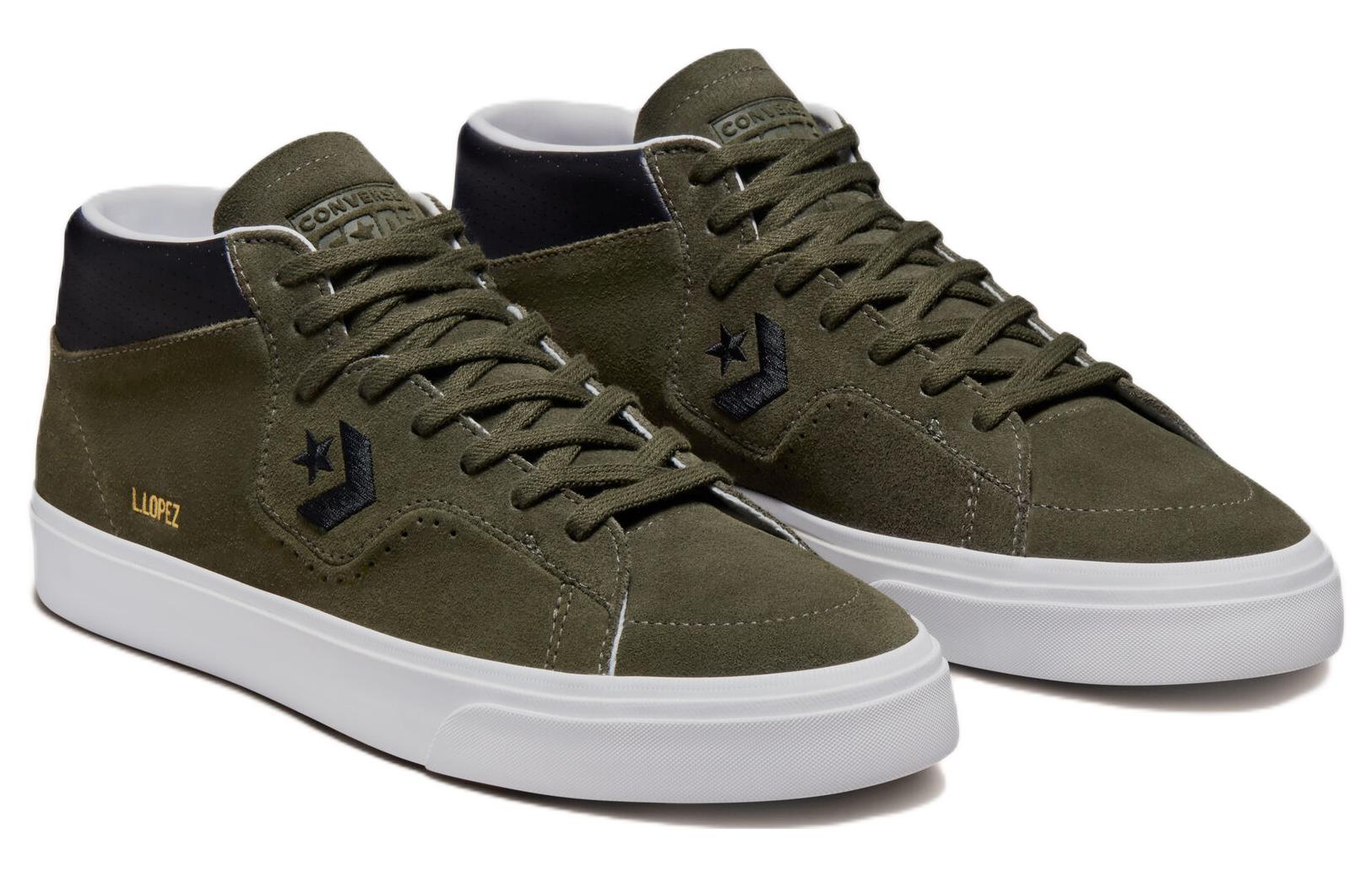 Converse Louie Lopez Pro Leather 'Army Green Black' 171981C