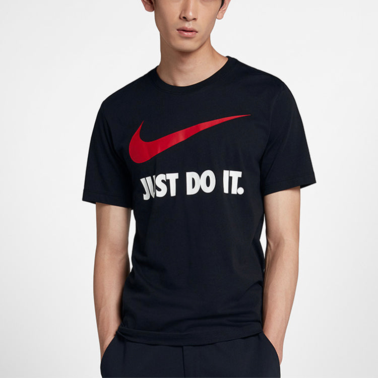 Nike Sportswear Swoosh Men's Short-Sleeved Black BQ0593-010