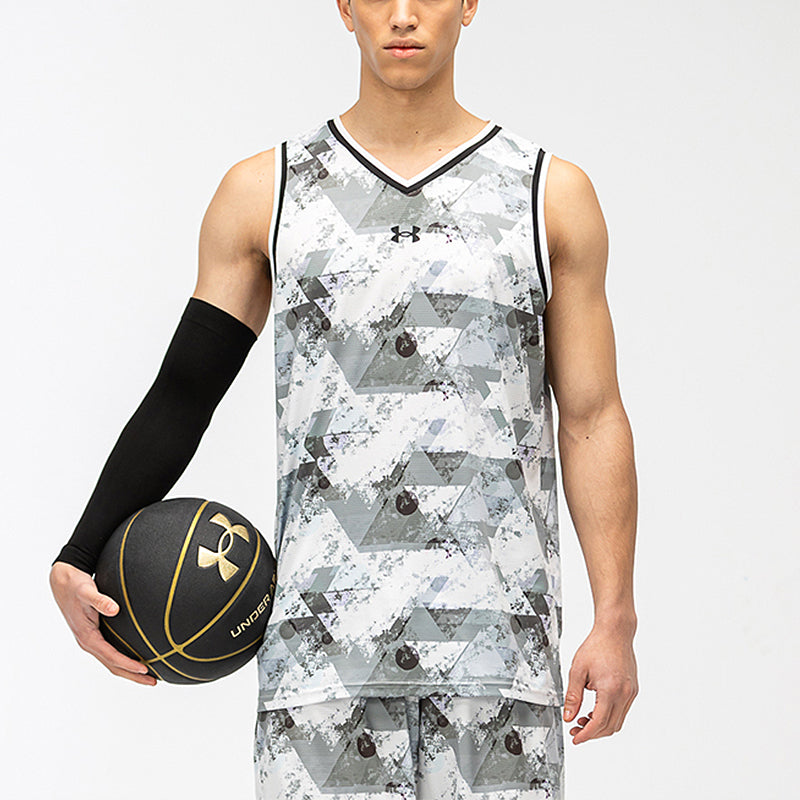 Under Armour Basketball Jerseys 'Grey White' 21500108-100