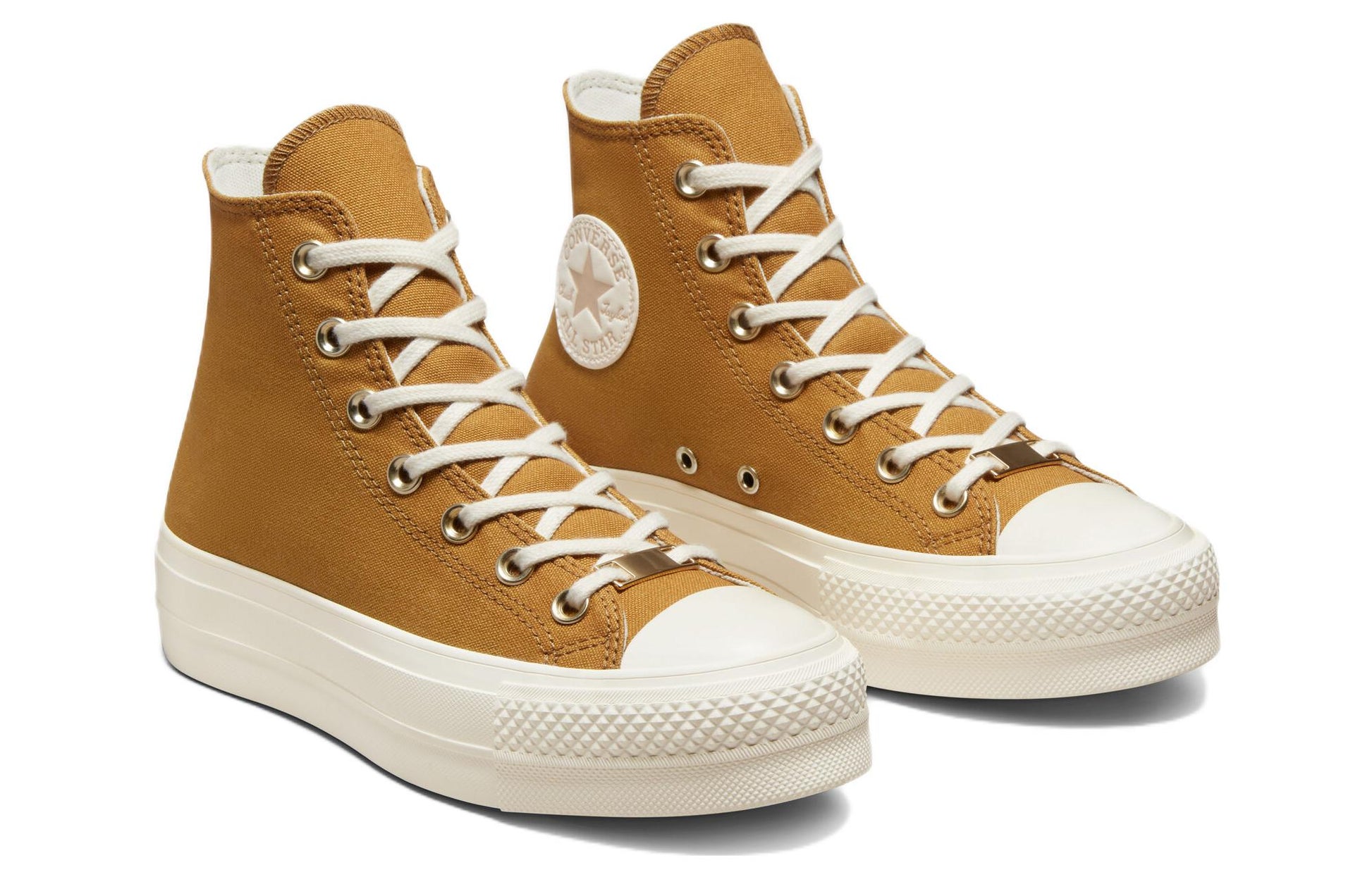 (WMNS) Converse Chuck Taylor All Star Lift Platform 'Brown Yellow' A05197C