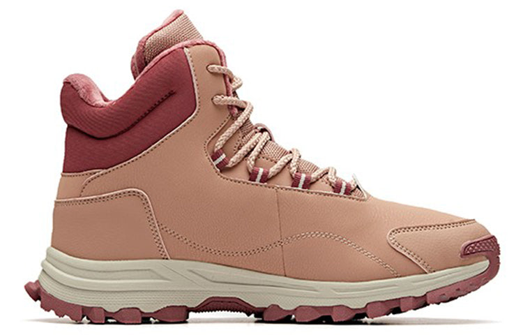 (WMNS) ANTA Casual Fleeced Skateboarding Shoes 'Peach' 12948960-2