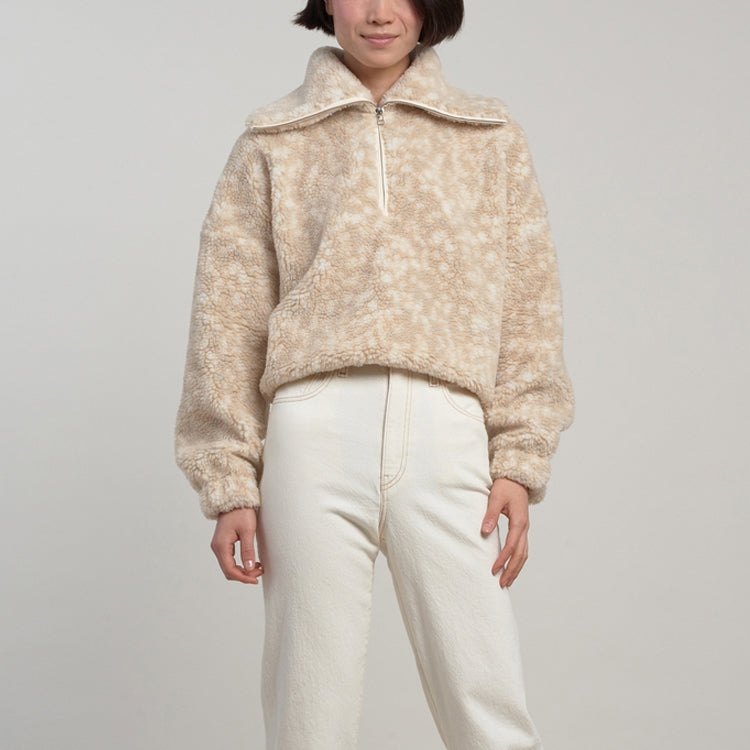 Levis Midnight Blue Series Loose Short Beige Jacket 19371-0002