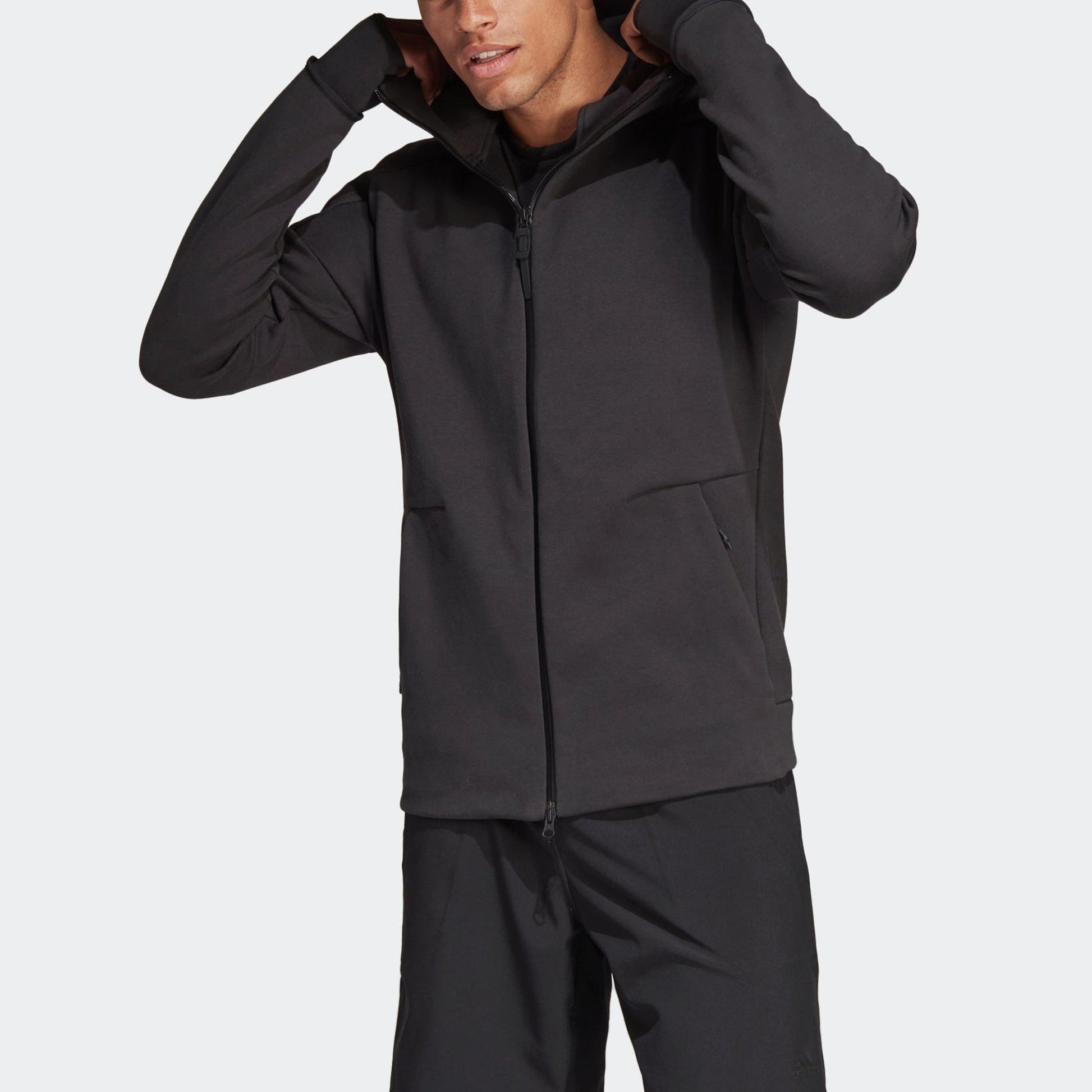 adidas Zne Hoody 2 Athleisure Casual Sports Hooded Jacket Black CW6482