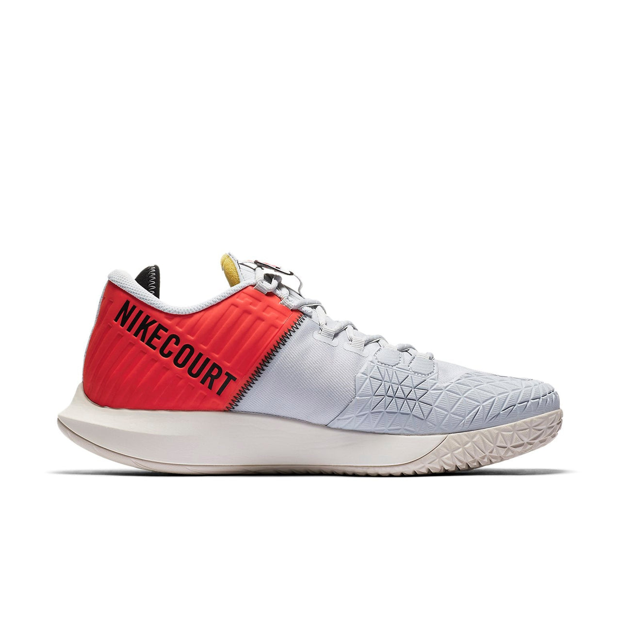 Nike Court Air Zoom Zero Low-Top Tennis Shoes Grey/Red AR6531-001