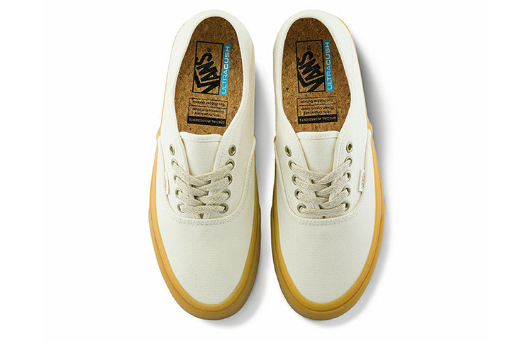 Vans Authentic Breathable Wear-Resistant Non-Slip Low Top Casual Skate Shoes Ivory White VN0A5HYP9GZ