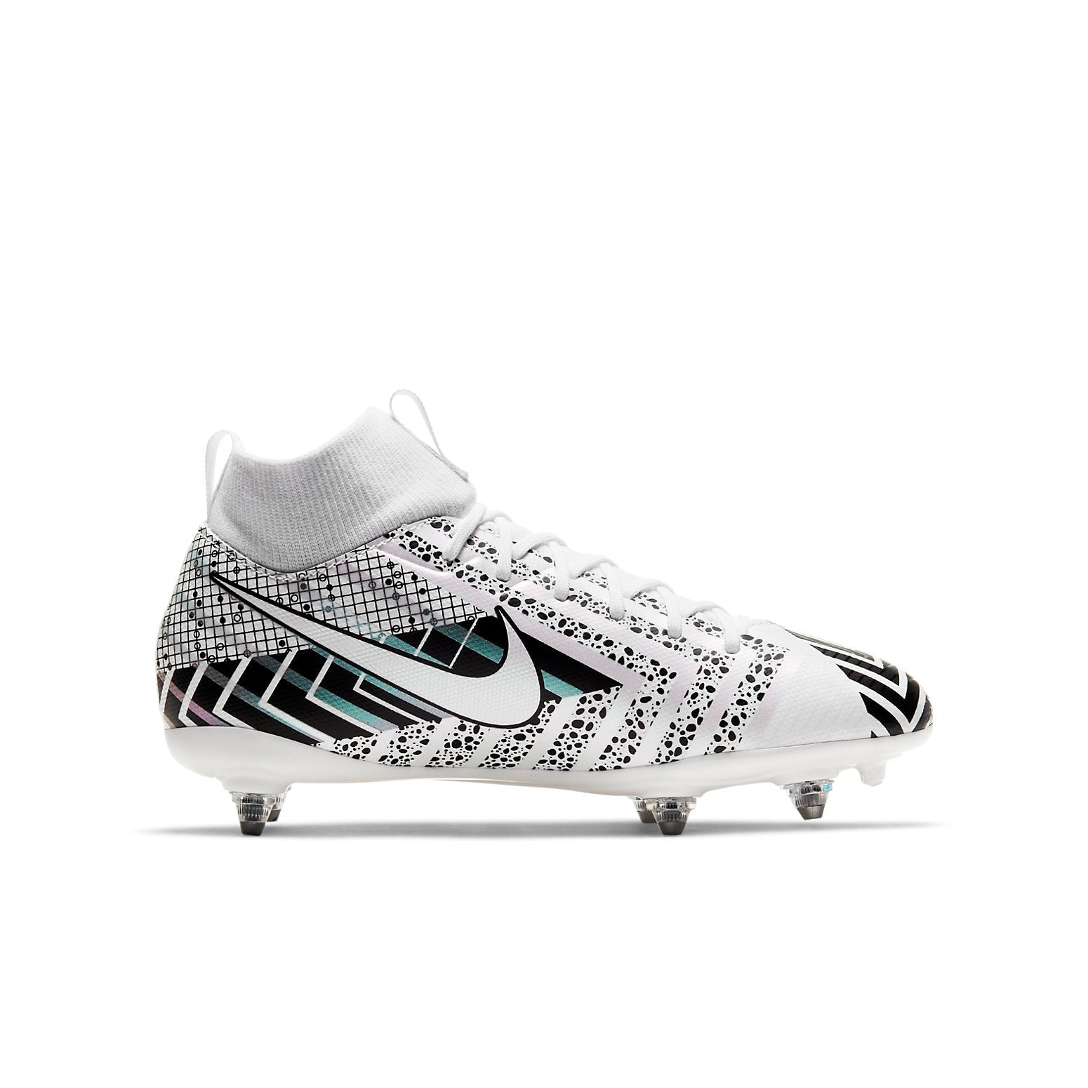 (GS) Nike Mercurial Superfly 7 Academy MDS SG 'White Black' CK0114-110
