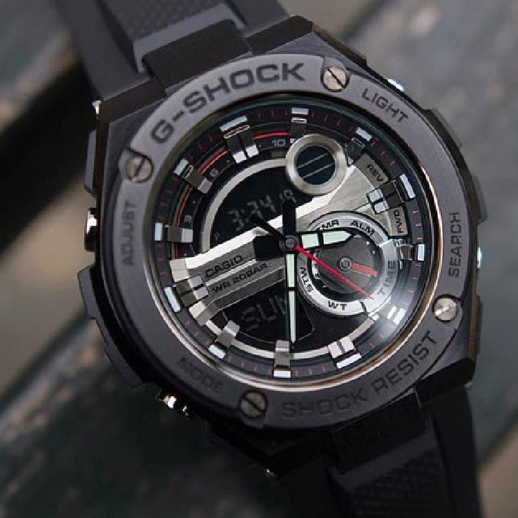 CASIO G-Shock G-Steel 'Black' GST-210B-1A