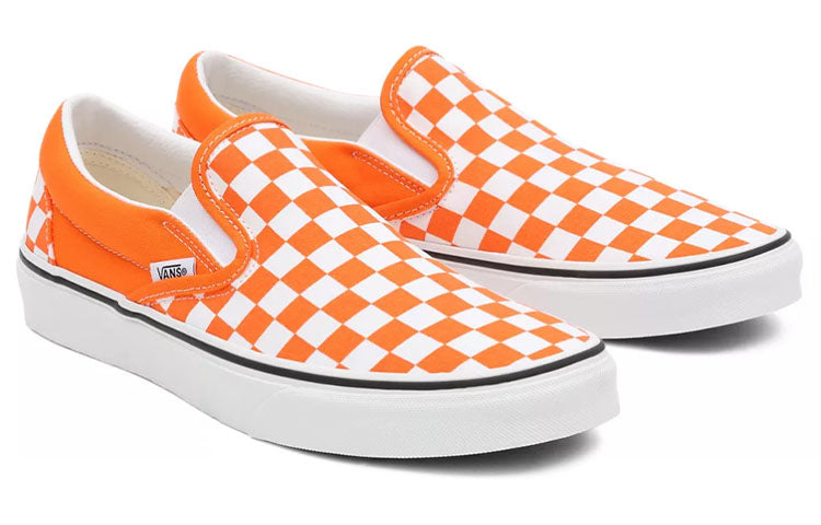 Vans Classic Slip-On 'Orange Tiger Checkerboard' VN000XG8AZZ
