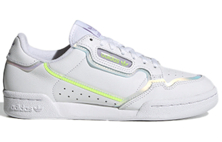 (WMNS) adidas Continental 80 'White Purple Yellow' FV9680