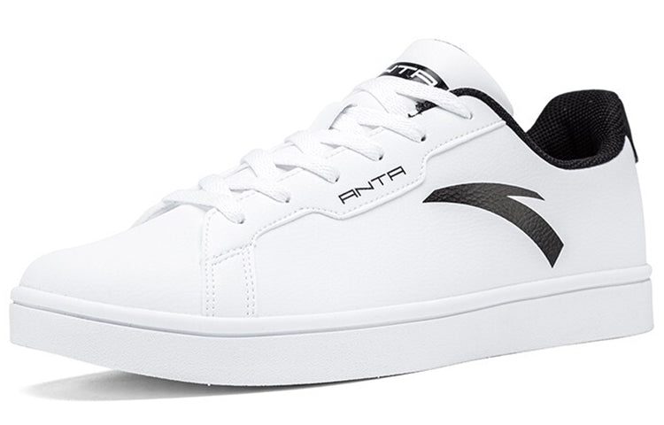 ANTA Skateboarding Shoes 'White Black' 912028003-3