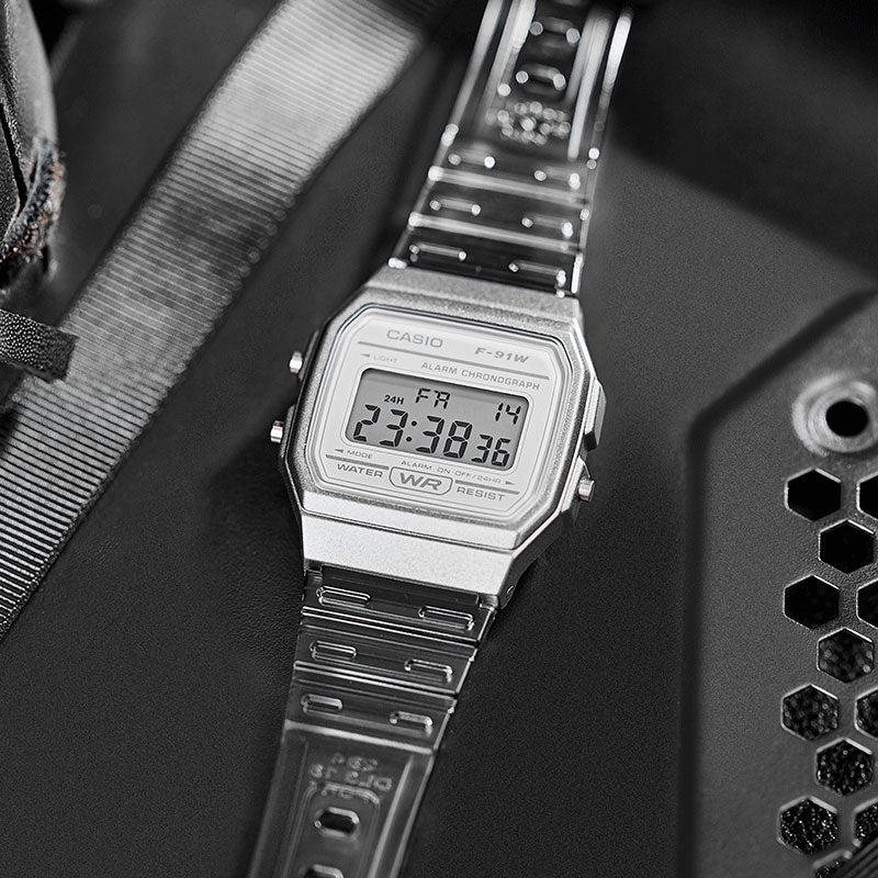 CASIO Quartz Waterproof Mens Silver Digital B640WDG-7