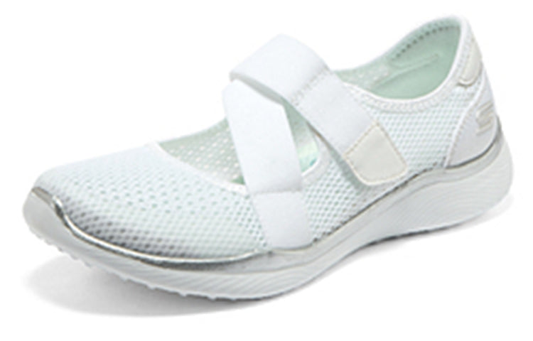 (WMNS) Skechers Casual Comfy Shoes 'White' 896097-WSL